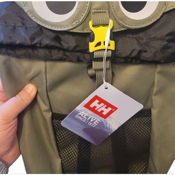 Helly Hansen Kid's Olive Green Owl Fauna Hiking Backpack 15" NWT - Picture 3 of 6